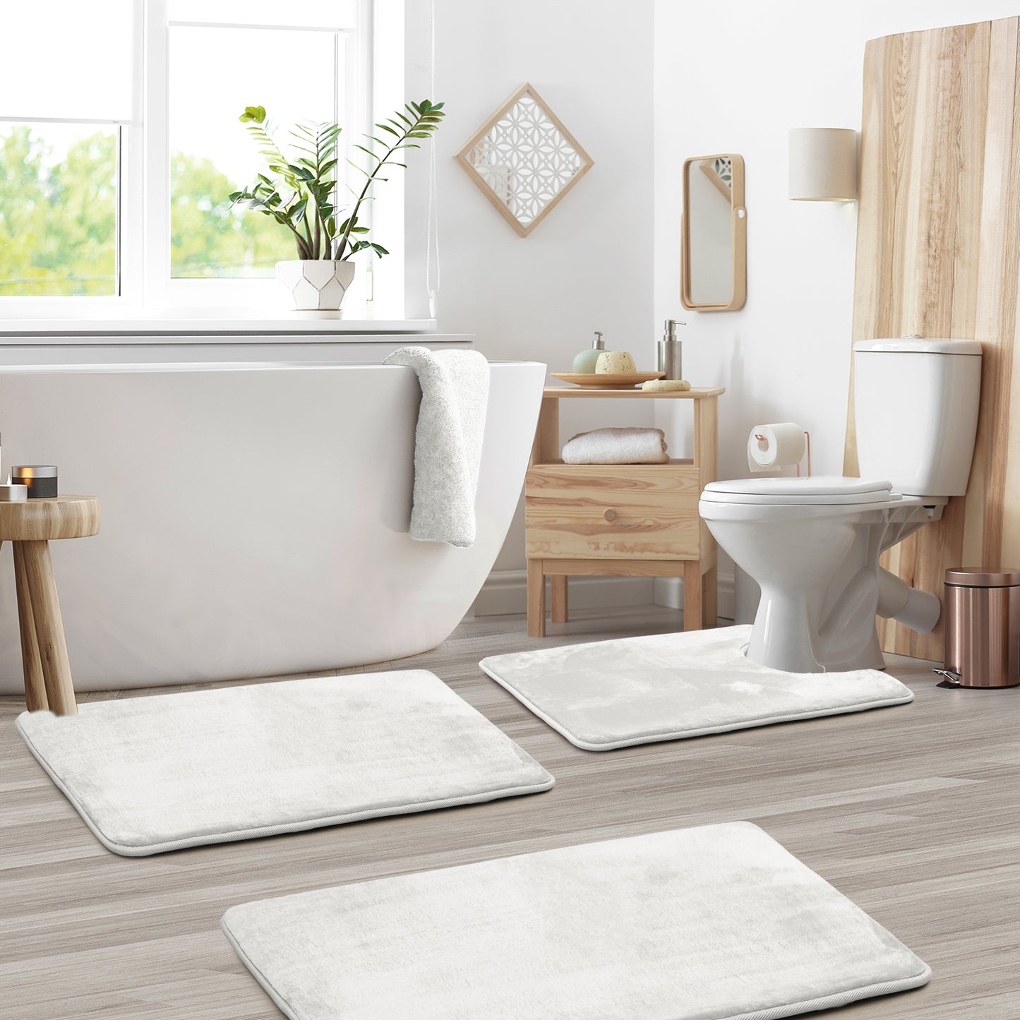 Clara ™ by Clara Clark® Memory Foam Bath Mat - 3 Pack