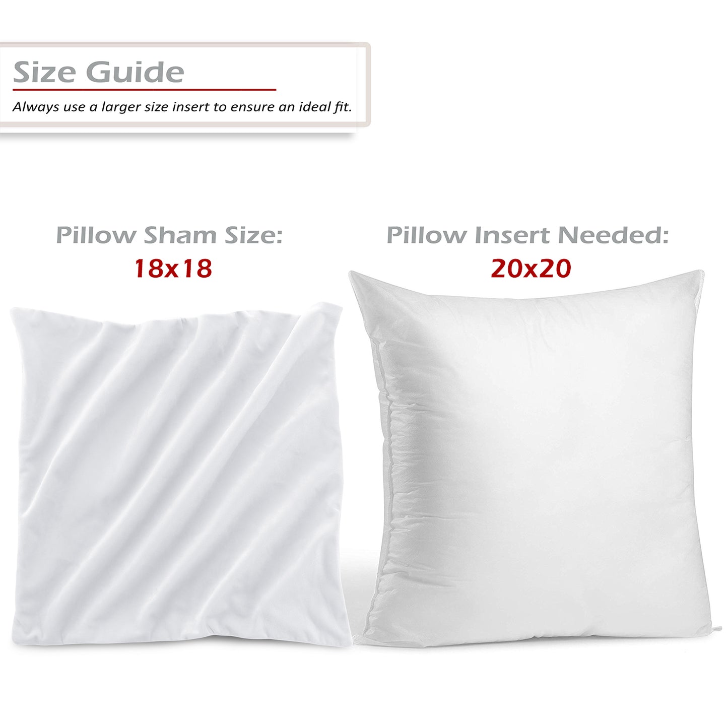 Holiday Nestl Throw Pillow Covers, Cozy Velvet Decorative Outdoor Pillow Covers 16x16 & 18x18 Inches, Soft Solid Cushion Covers for Sofa, Bed and Car, Set of 2