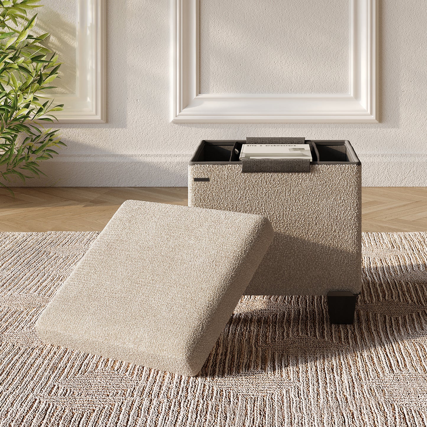 Hearth & Harbor Storage Ottoman Bench