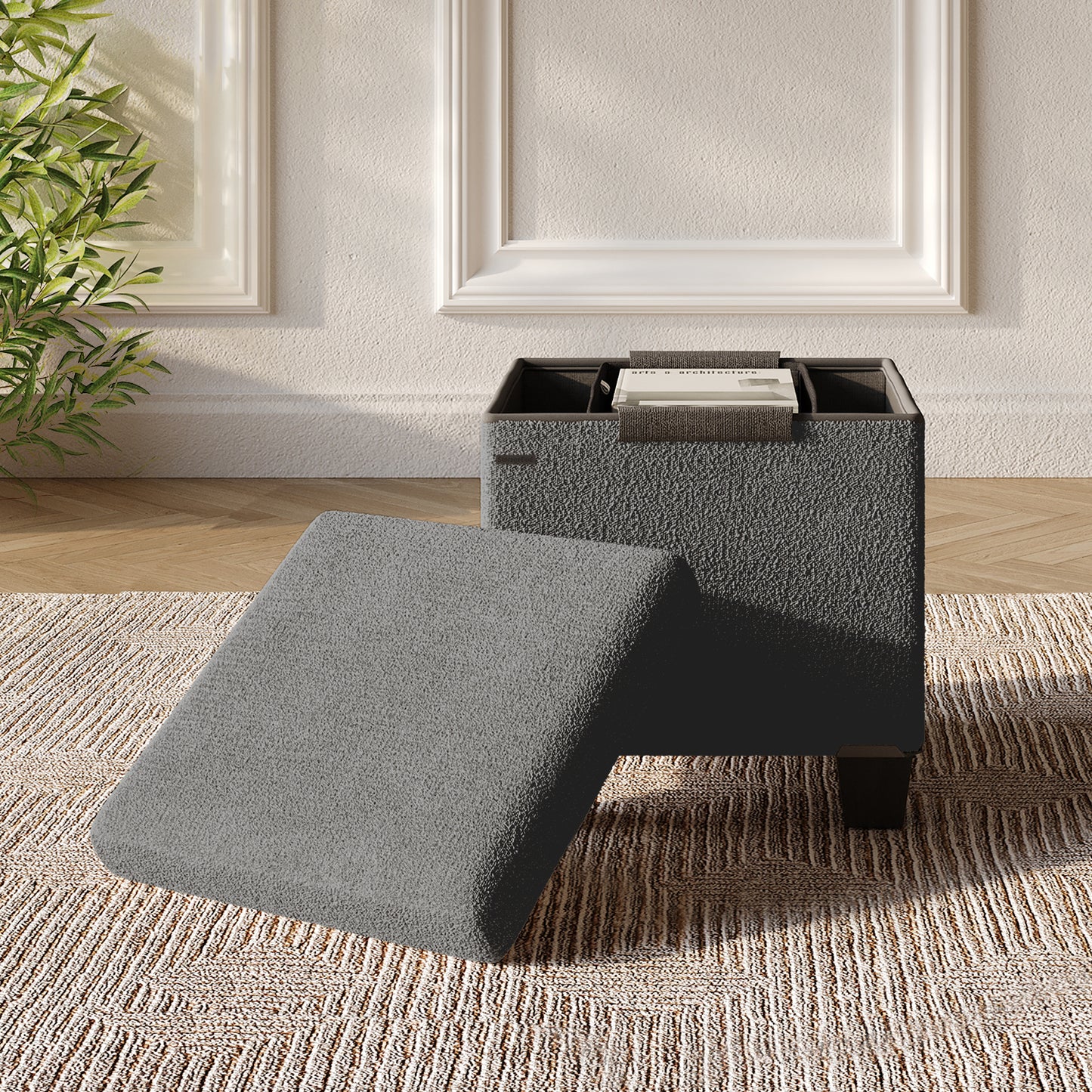 Hearth & Harbor Storage Ottoman Bench