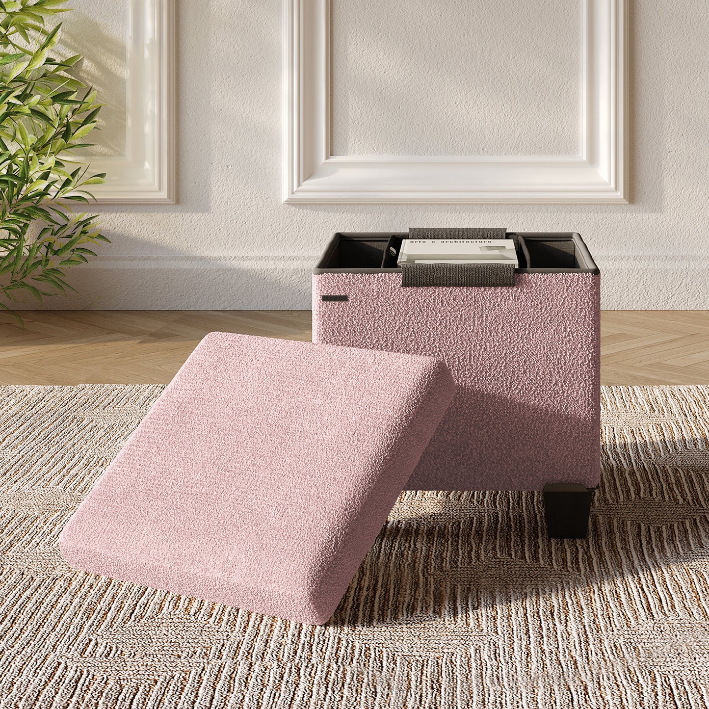 Hearth & Harbor Storage Ottoman Bench