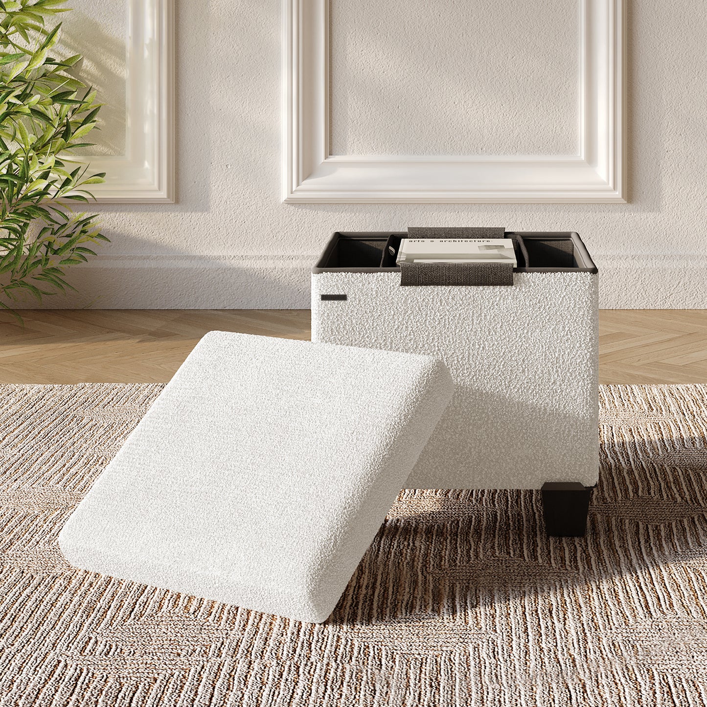 Hearth & Harbor Storage Ottoman Bench