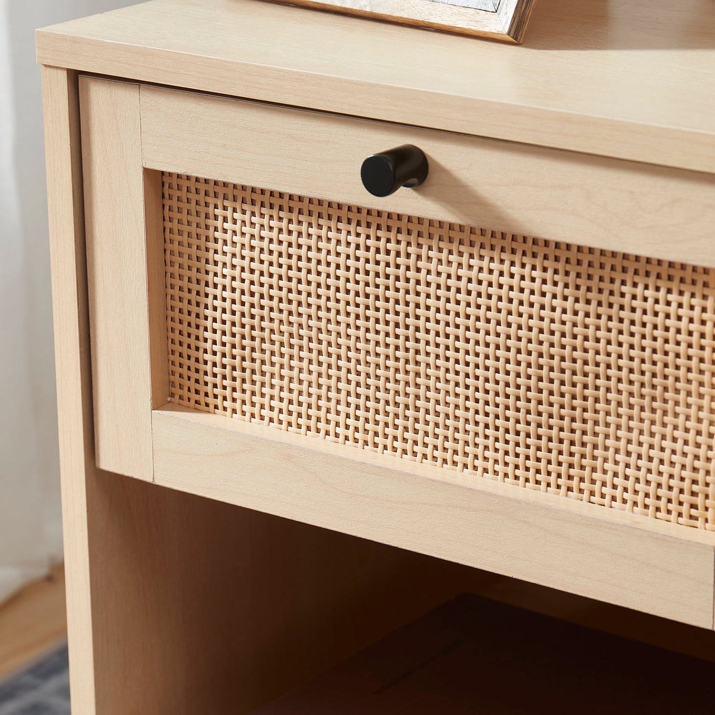 Virtu Small Night Stand End Table