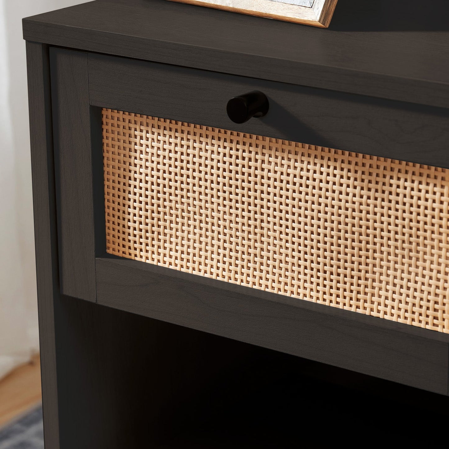 Virtu Small Night Stand End Table