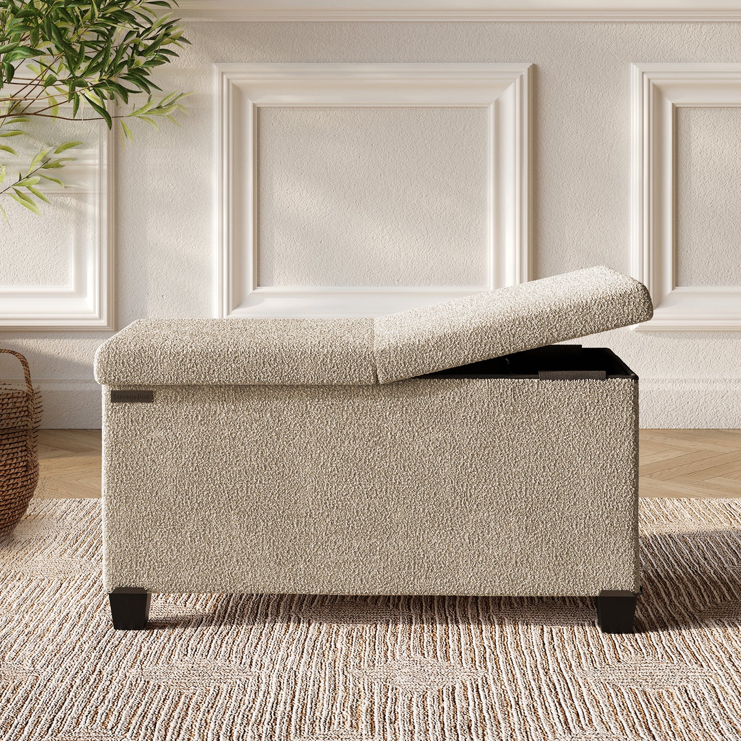 Hearth & Harbor Storage Ottoman Bench