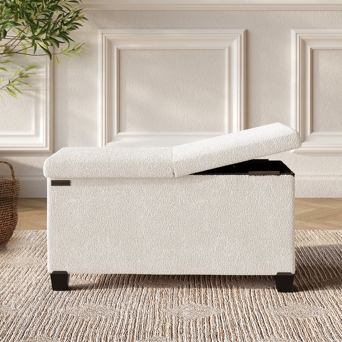 Hearth & Harbor Storage Ottoman Bench