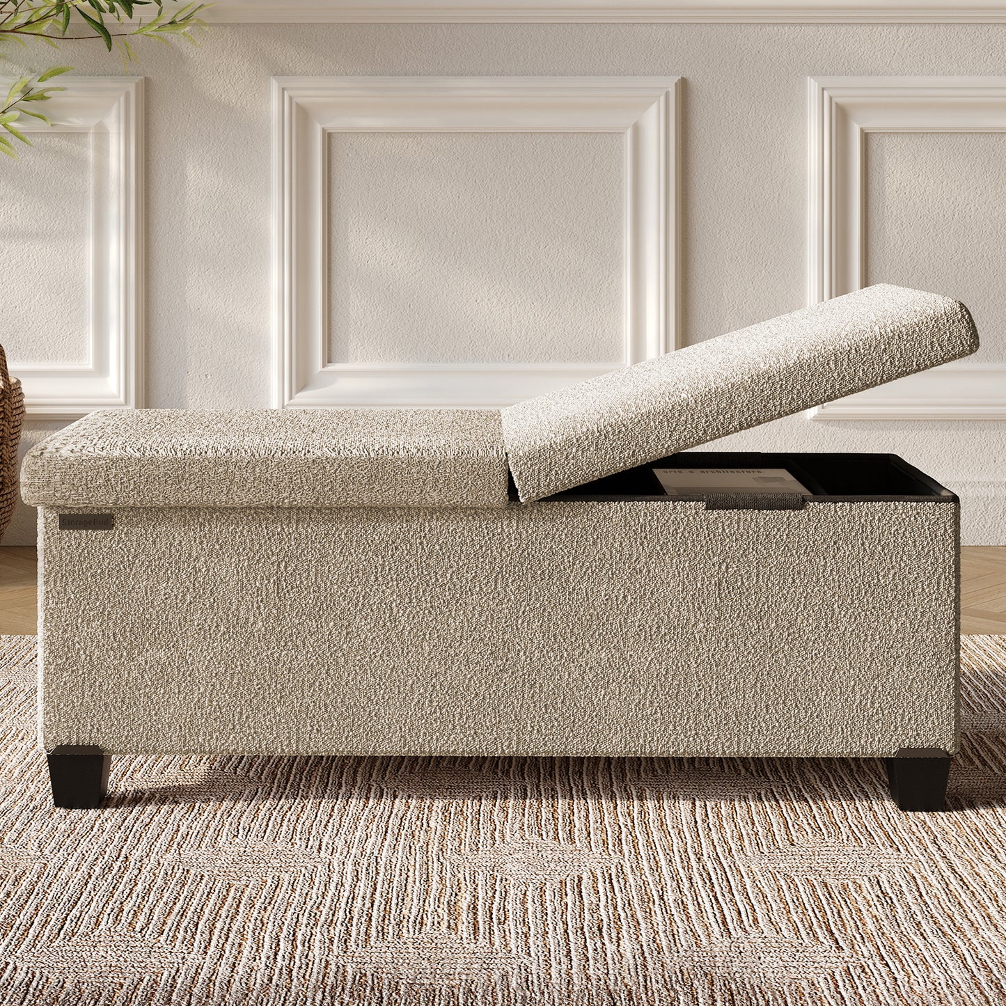 Hearth & Harbor Storage Ottoman Bench