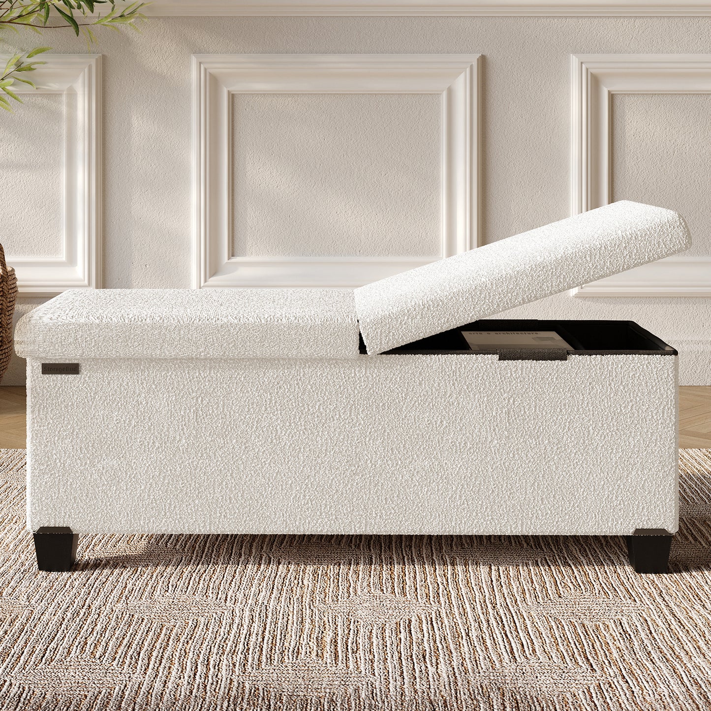 Hearth & Harbor Storage Ottoman Bench
