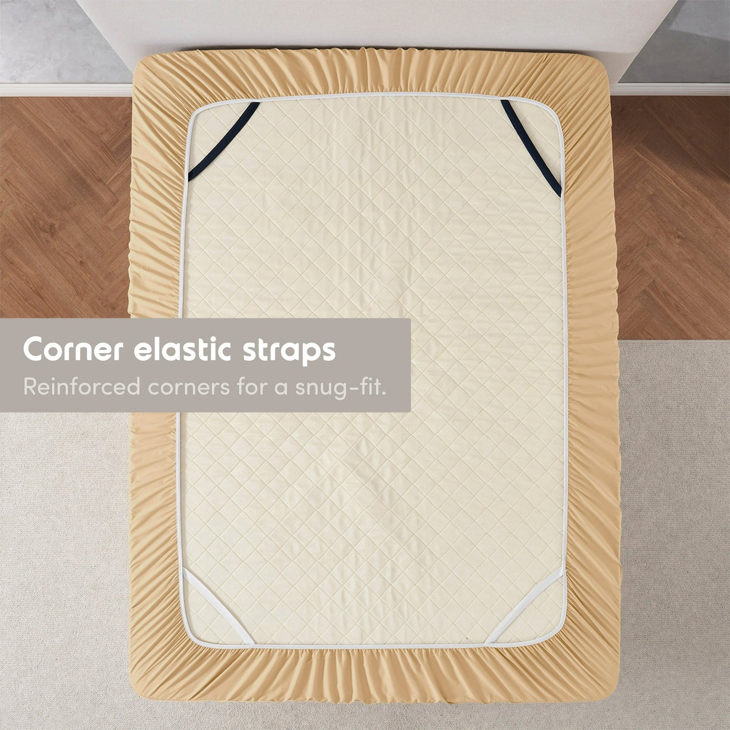 Virtu 1800 Extra Deep Fitted Sheet Queen / King / Cal King