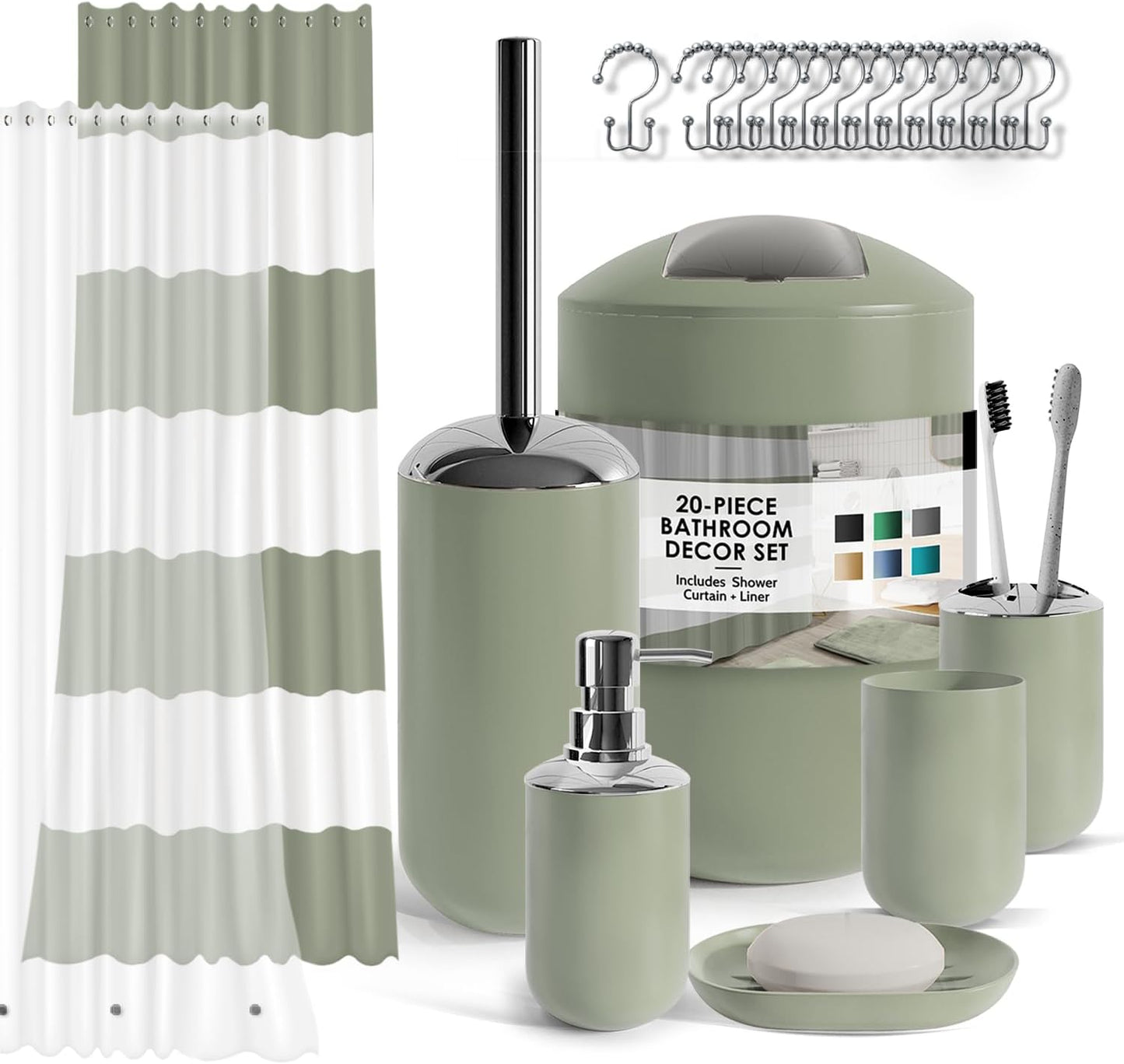 Clara Clark Bathroom Set with Accessories