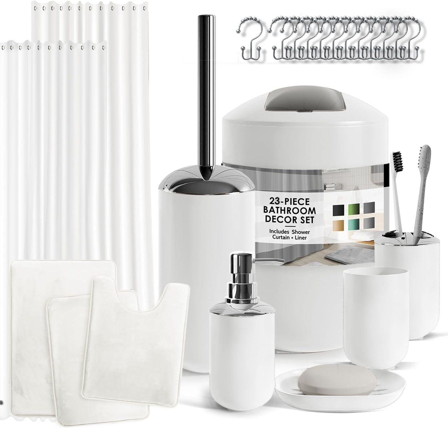 Clara Clark Bathroom Set with Accessories