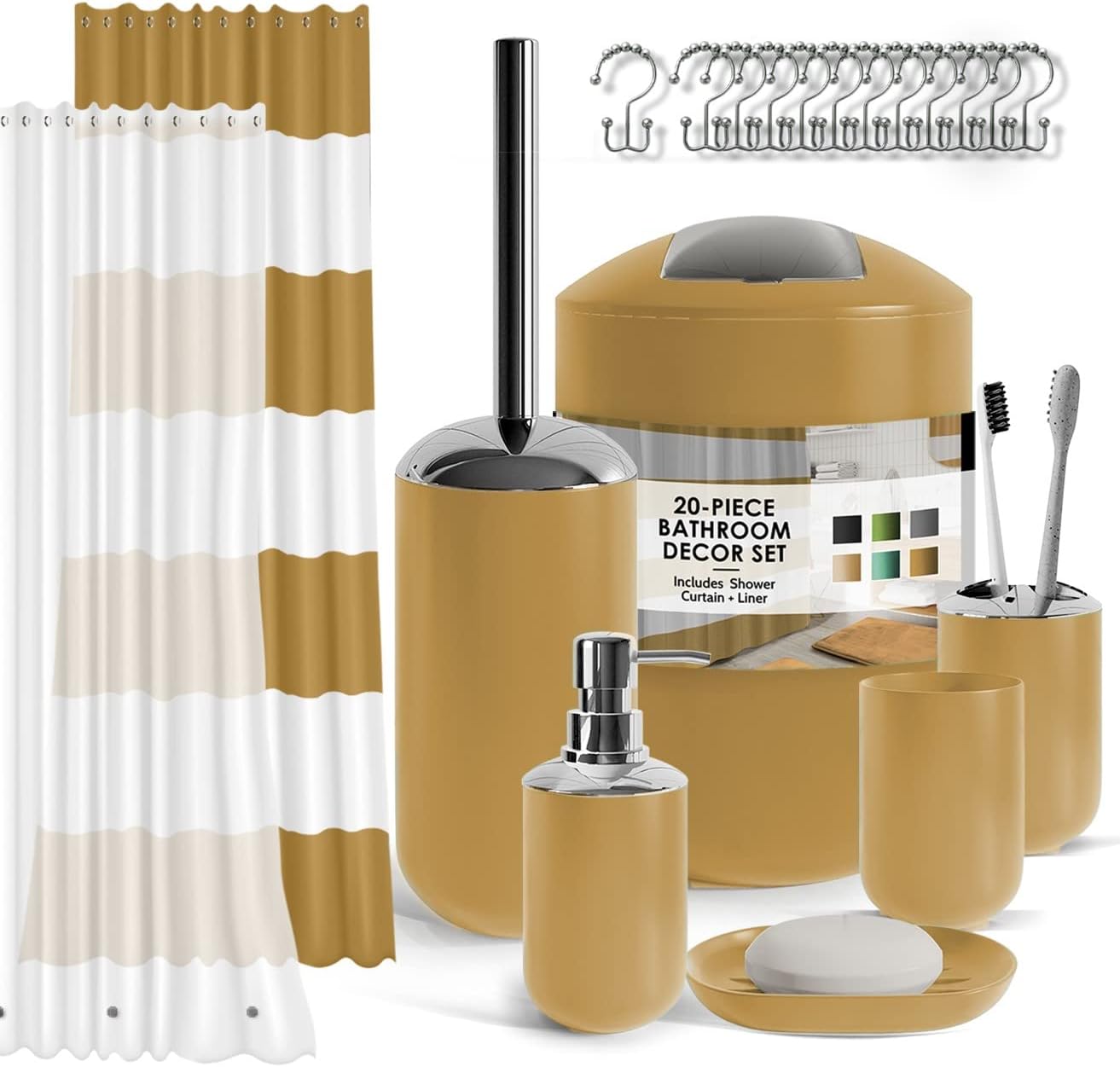 Clara Clark Bathroom Set with Accessories