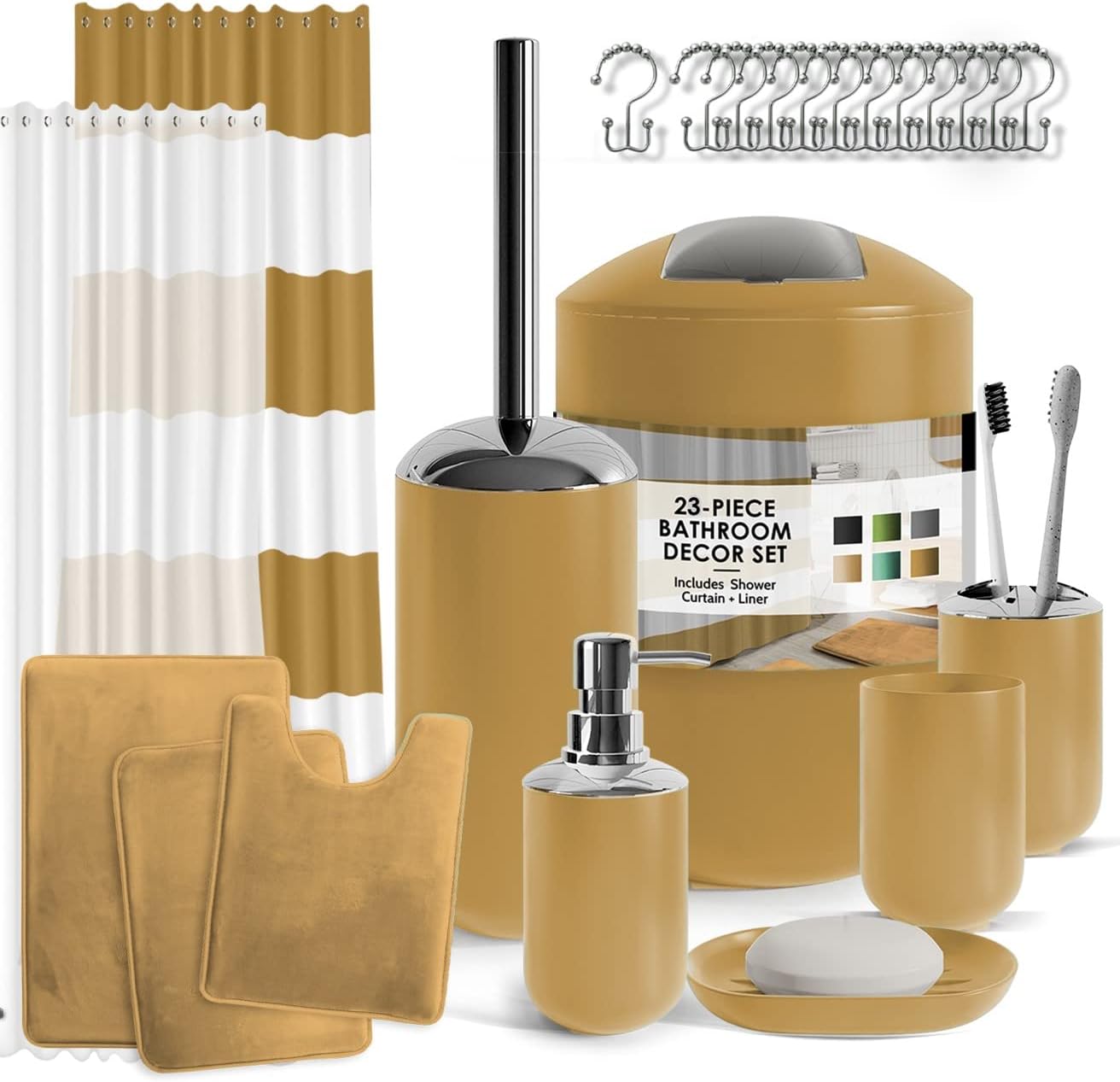 Clara Clark Bathroom Set with Accessories