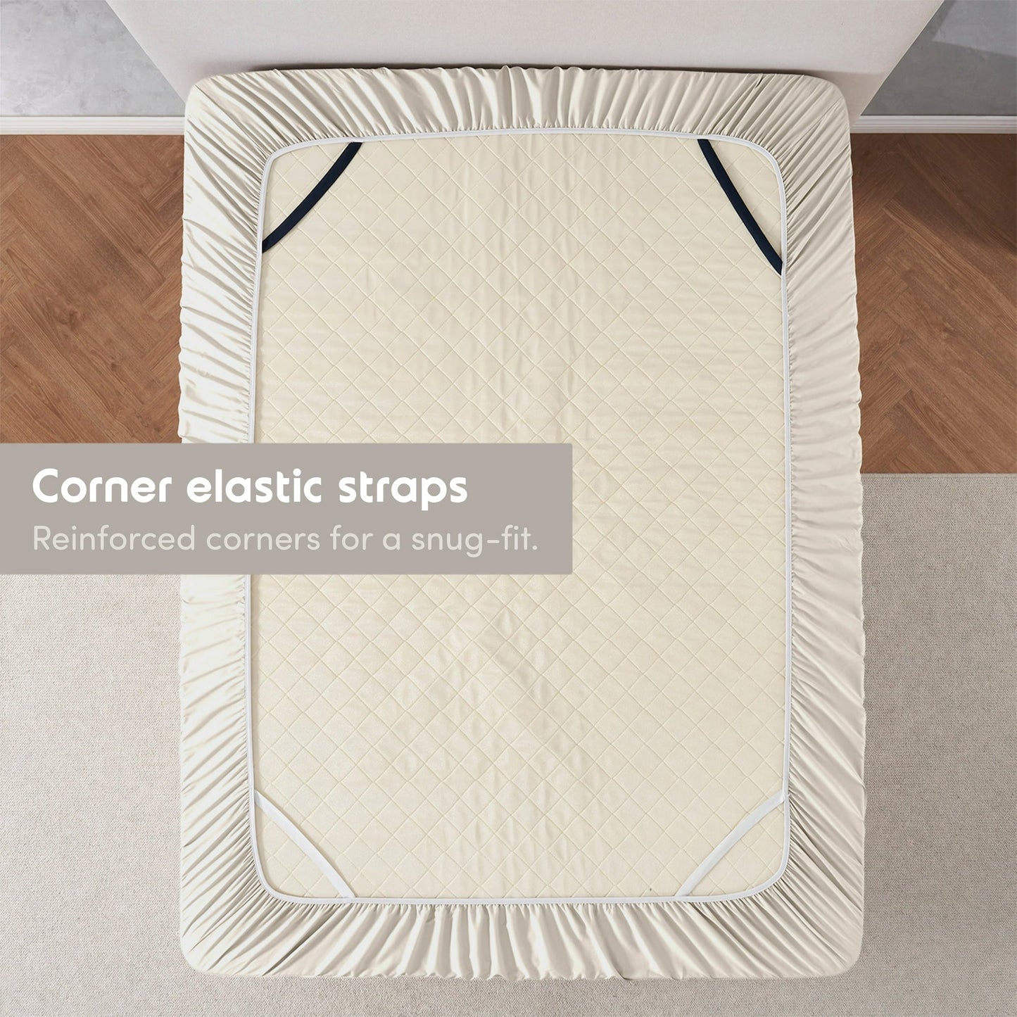 Virtu 1800 Extra Deep Fitted Sheet Queen / King / Cal King