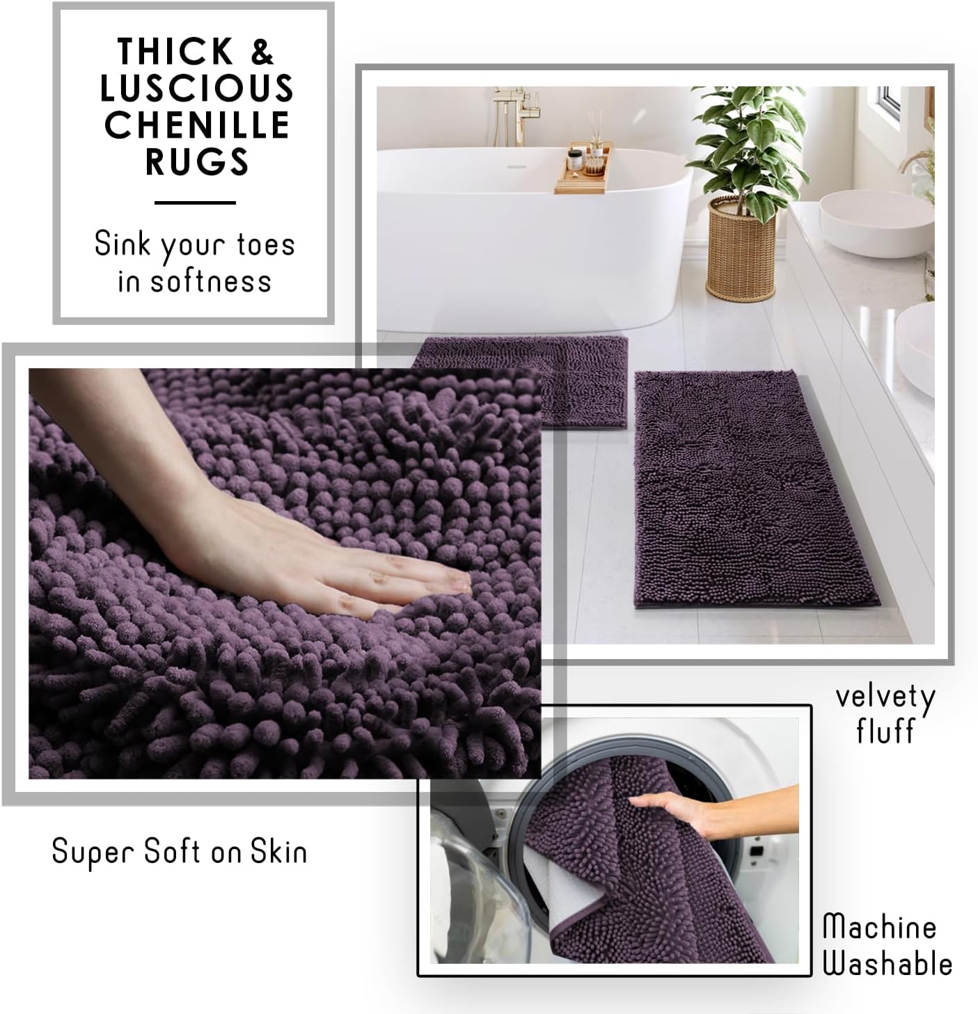 Clara Clark Bathroom Accessories Set