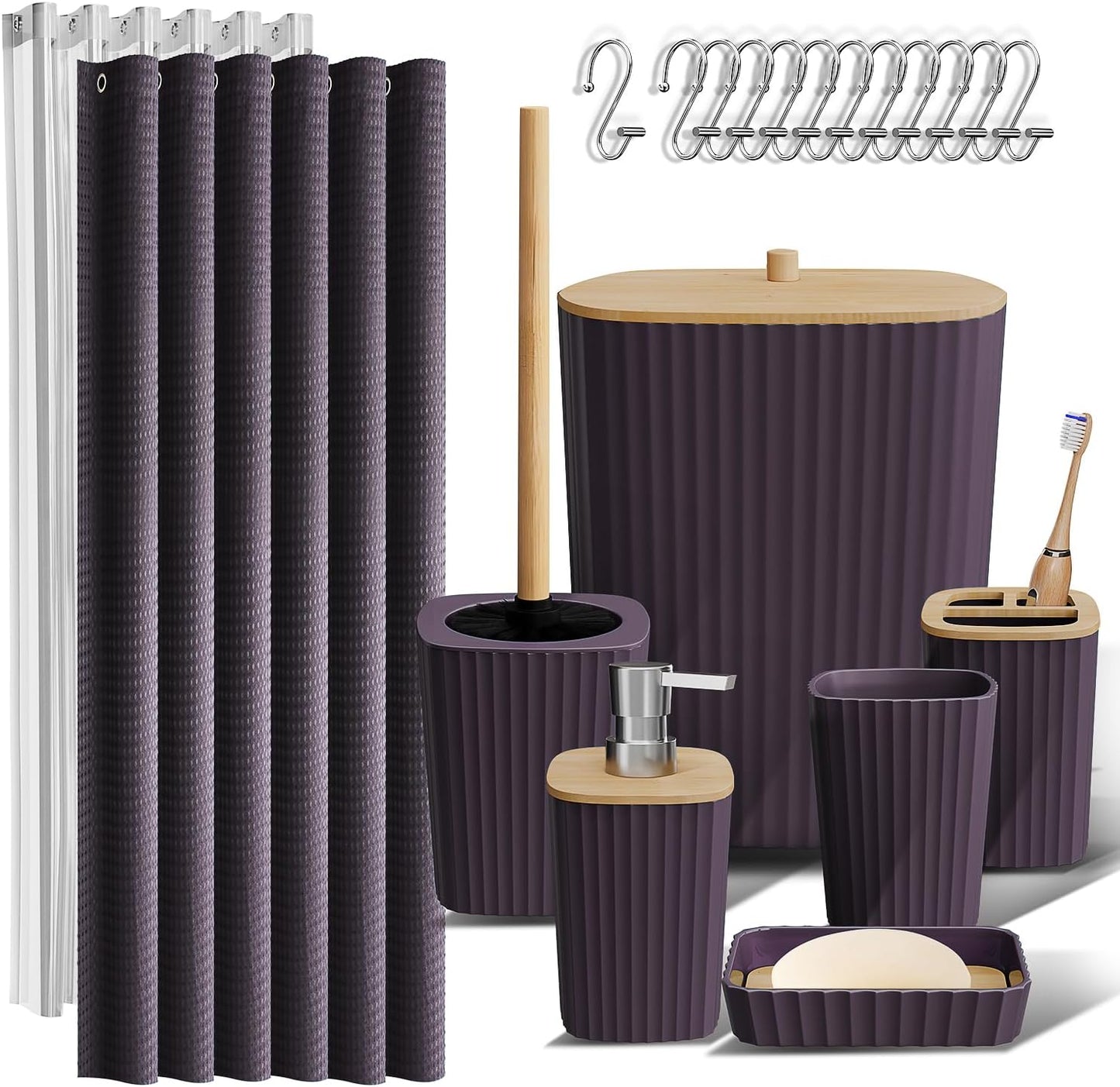 Clara Clark Bathroom Accessories Set
