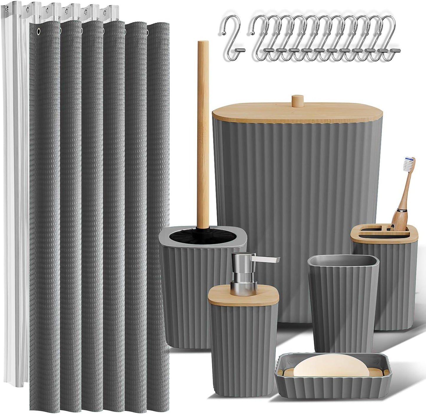 Clara Clark Bathroom Accessories Set
