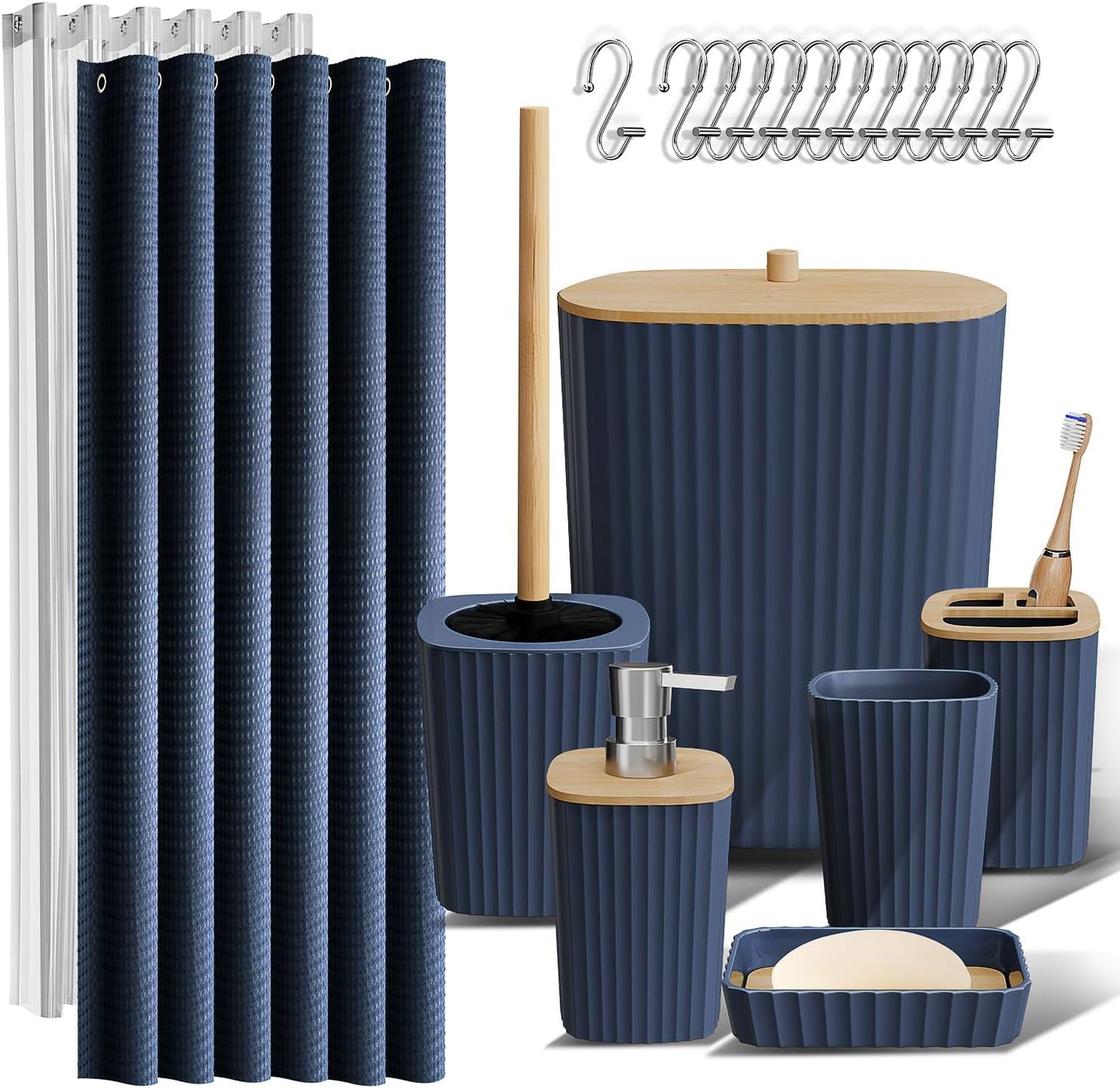 Clara Clark Bathroom Accessories Set