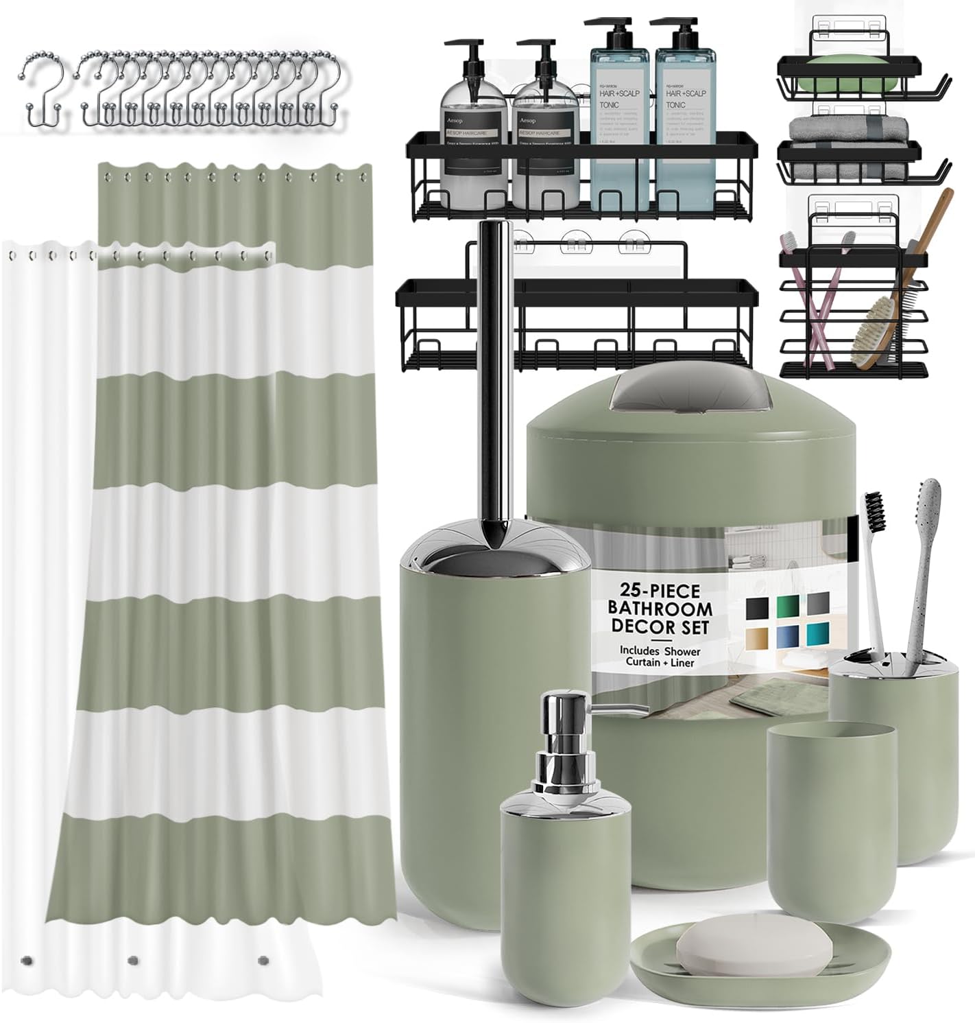 Clara Clark Bathroom Set with Accessories