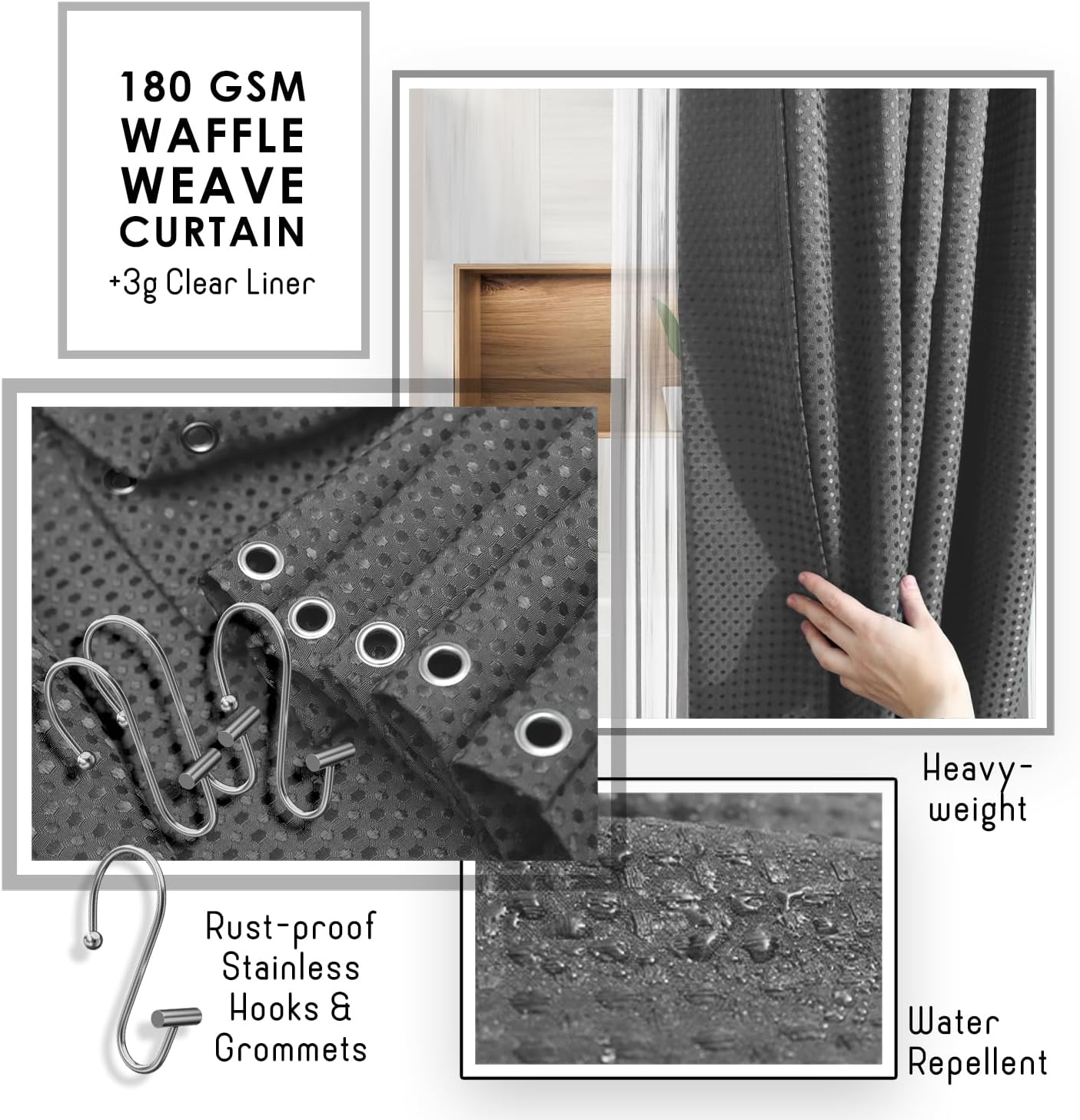 Clara Clark Bathroom Accessories Set