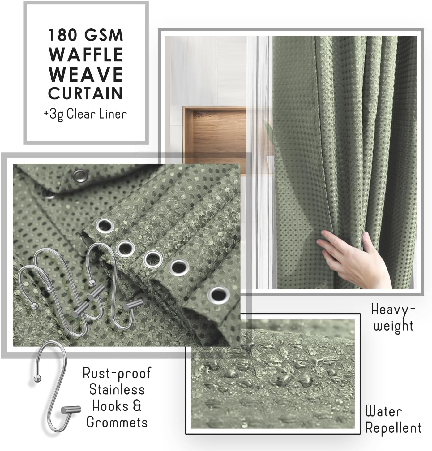 Clara Clark Bathroom Accessories Set
