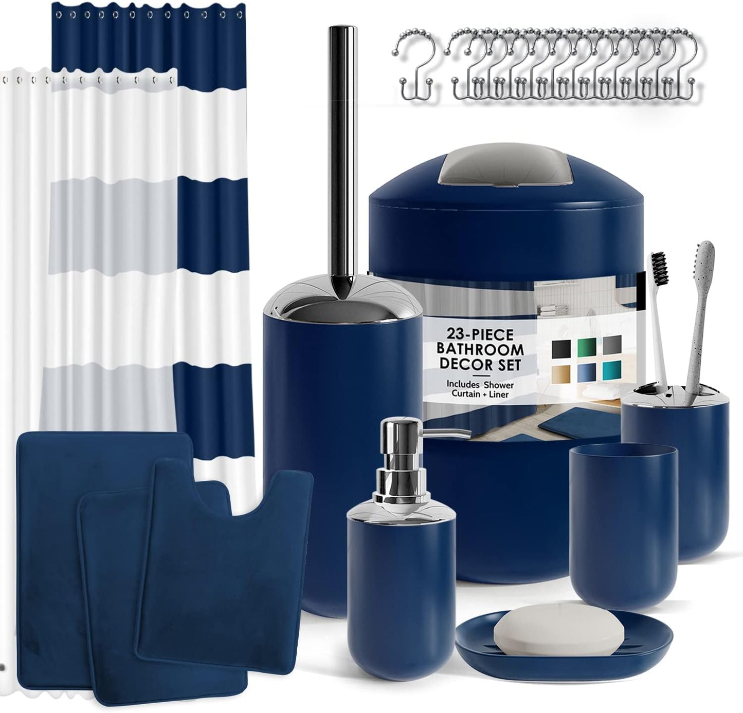 Clara Clark Bathroom Set with Accessories