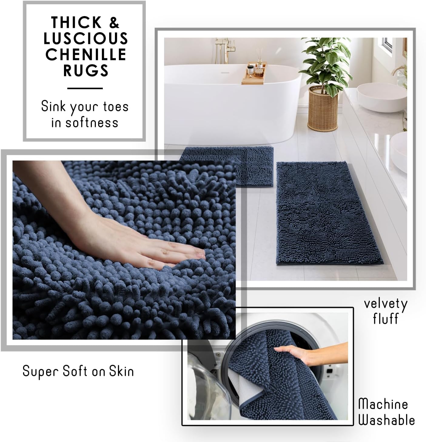 Clara Clark Bathroom Accessories Set