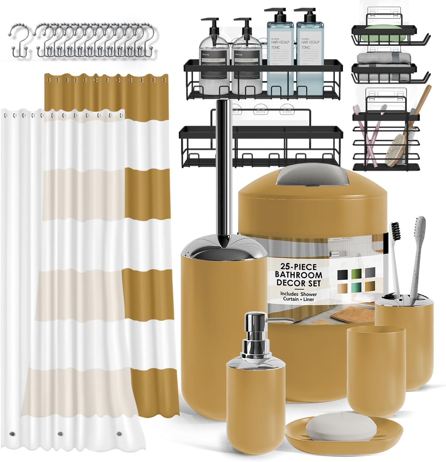 Clara Clark Bathroom Set with Accessories