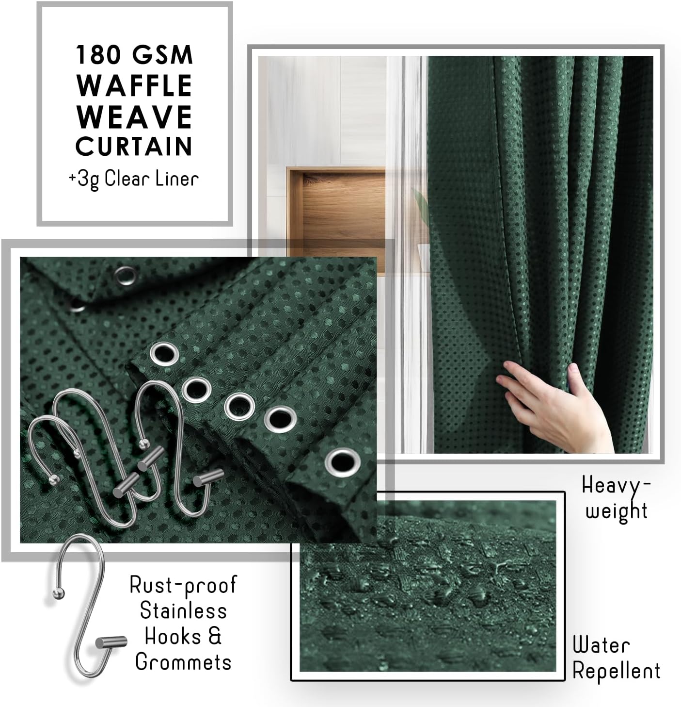 Clara Clark Bathroom Accessories Set