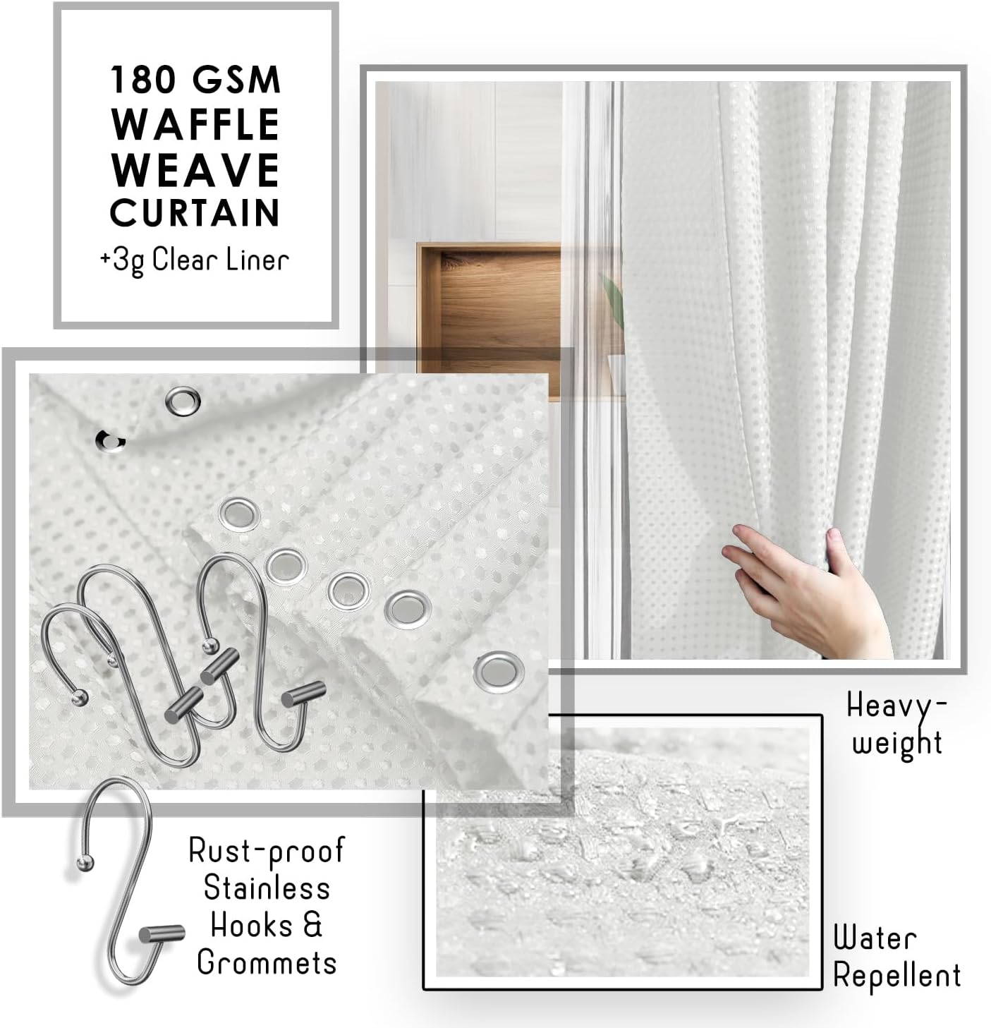 Clara Clark Bathroom Accessories Set