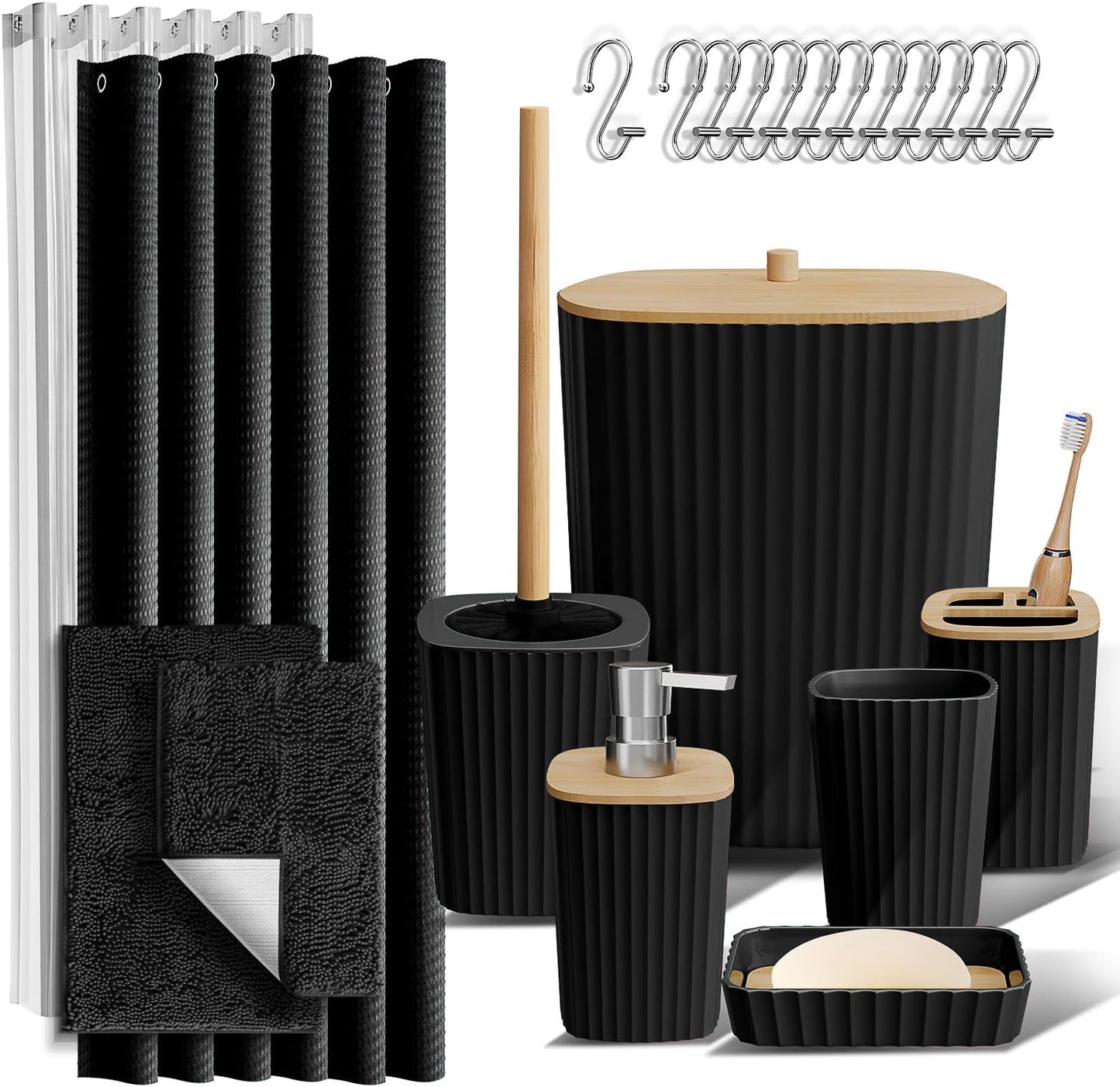 Clara Clark Bathroom Accessories Set