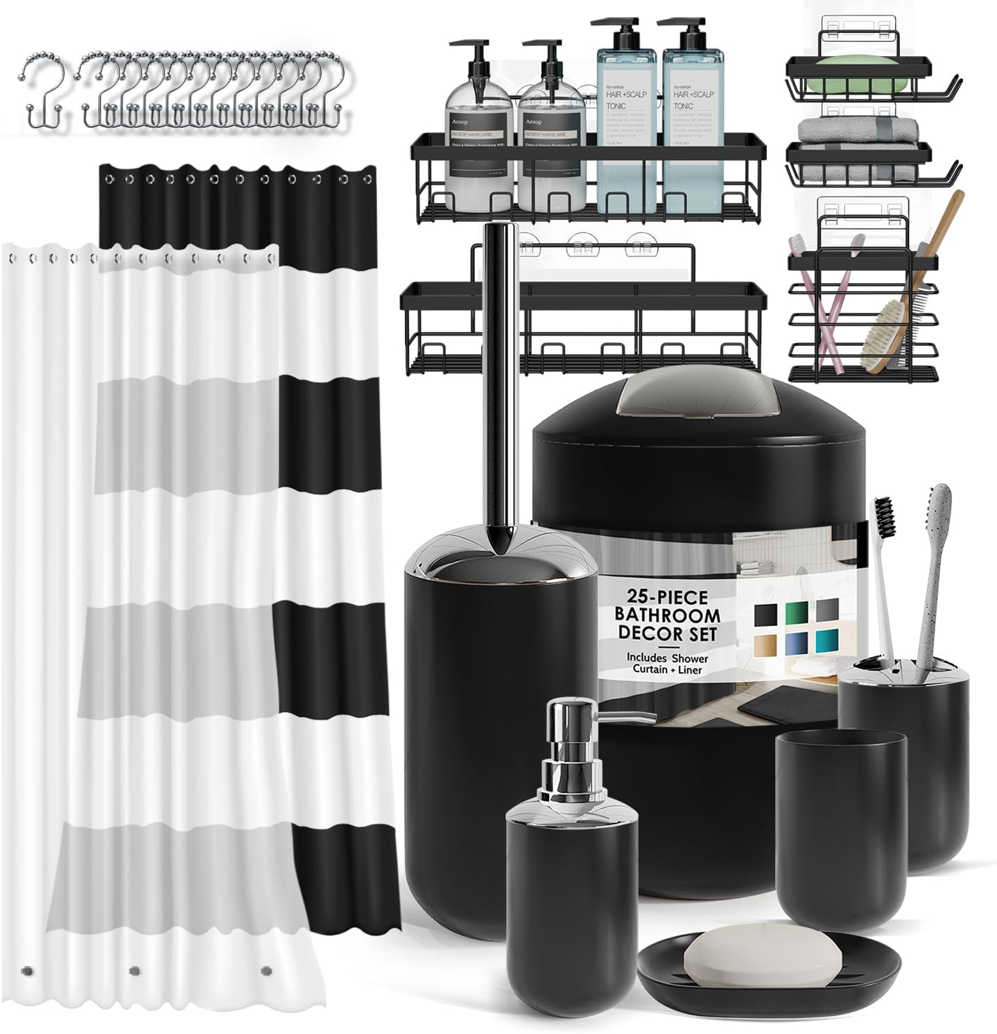 Clara Clark Bathroom Set with Accessories