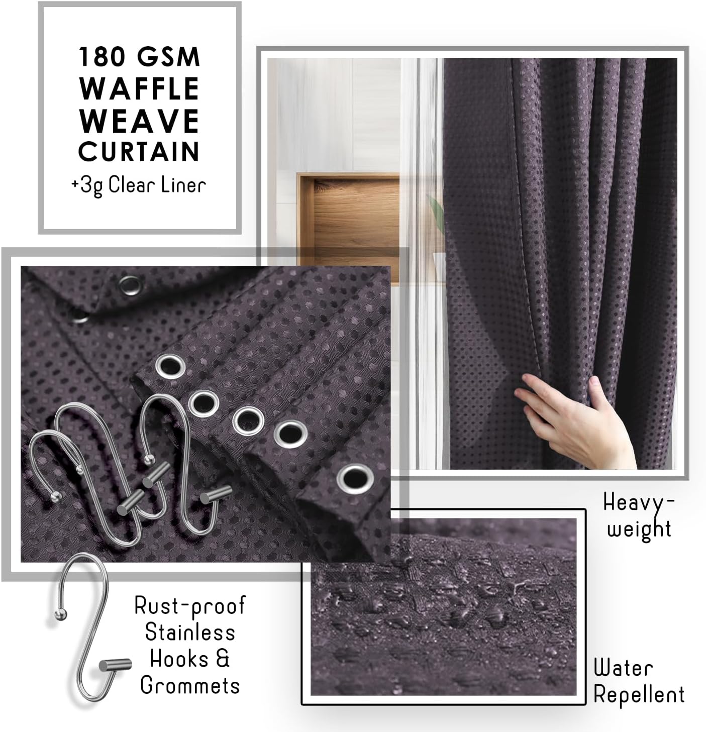Clara Clark Bathroom Accessories Set
