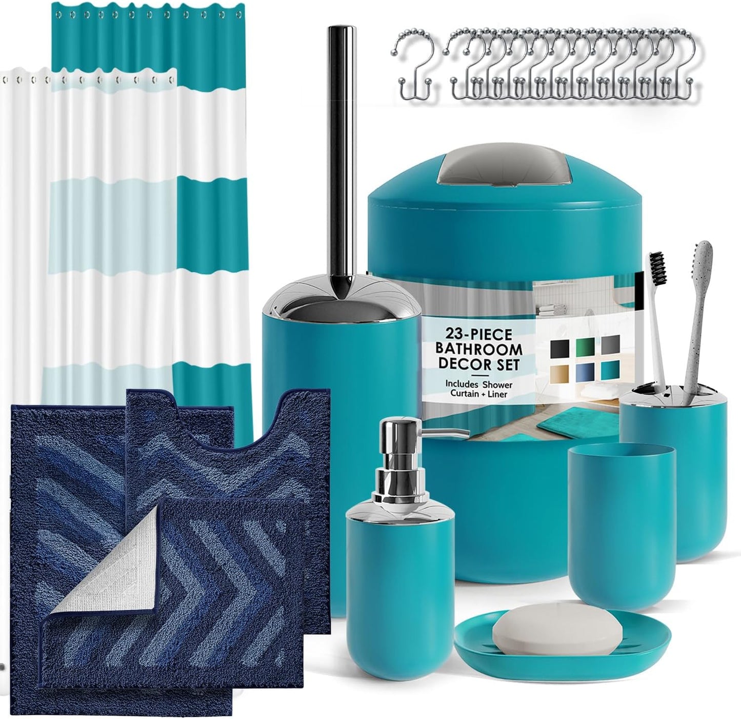 Clara Clark Bathroom Set with Accessories