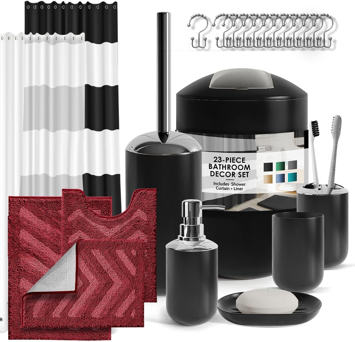 Clara Clark Bathroom Set with Accessories