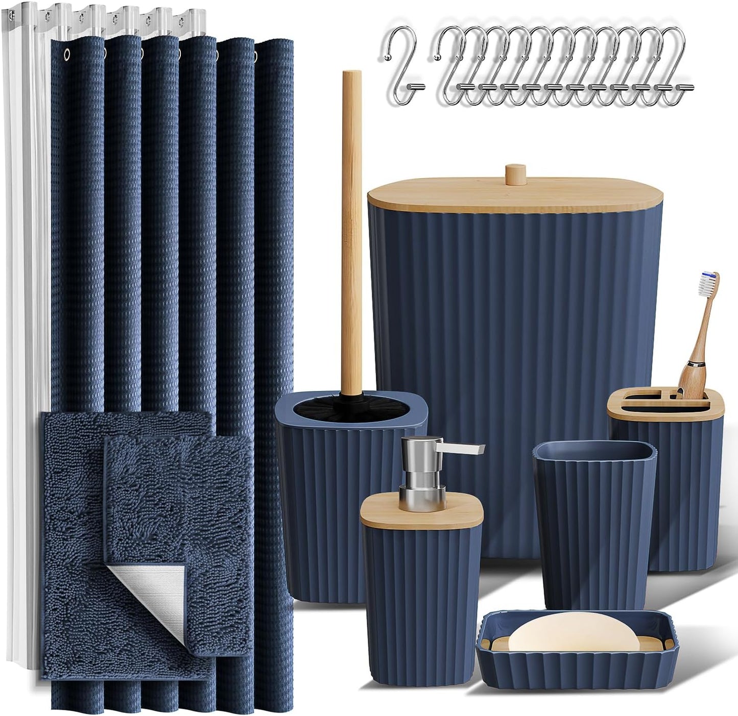 Clara Clark Bathroom Accessories Set