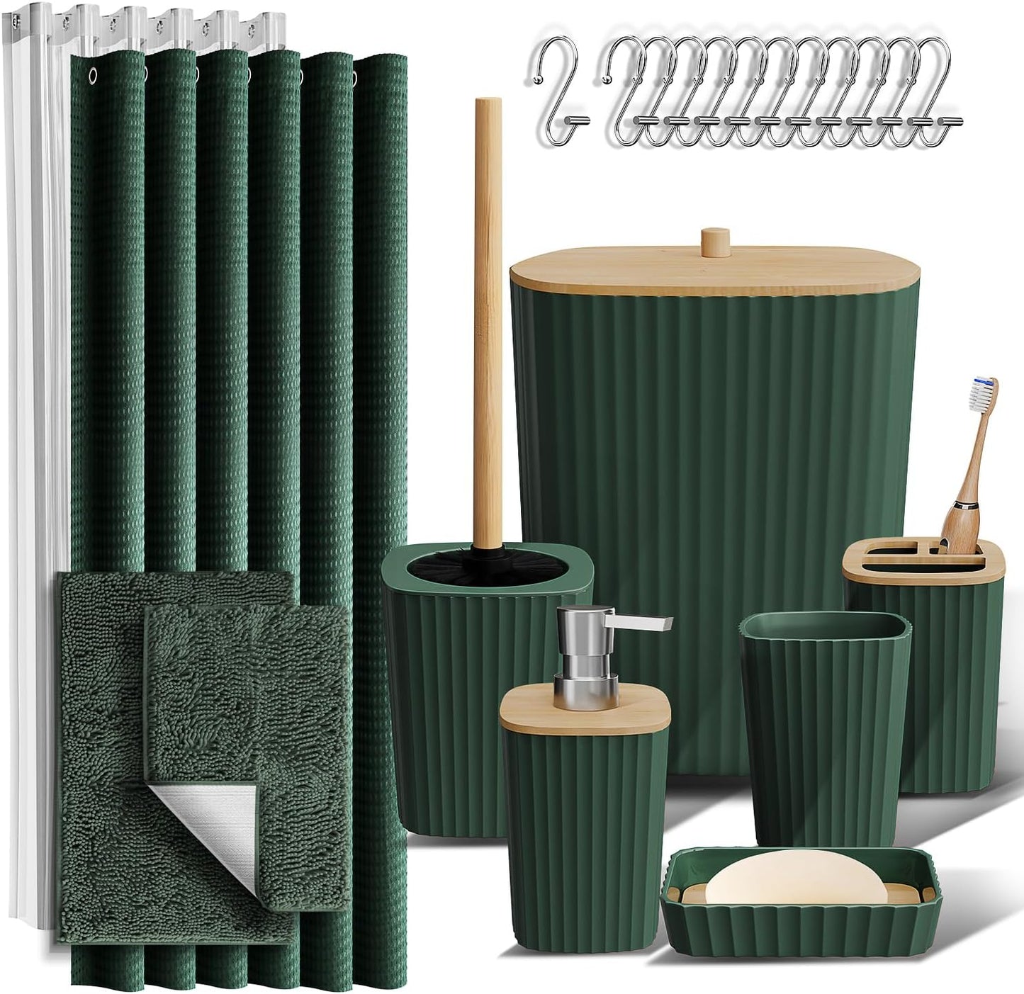Clara Clark Bathroom Accessories Set