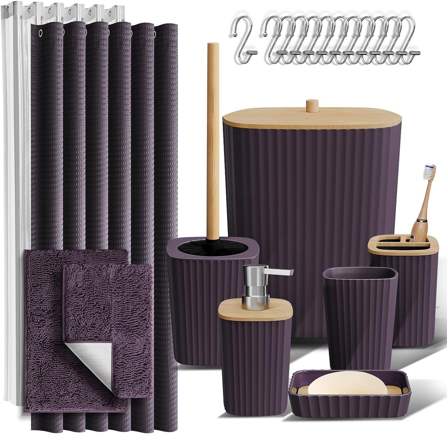 Clara Clark Bathroom Accessories Set