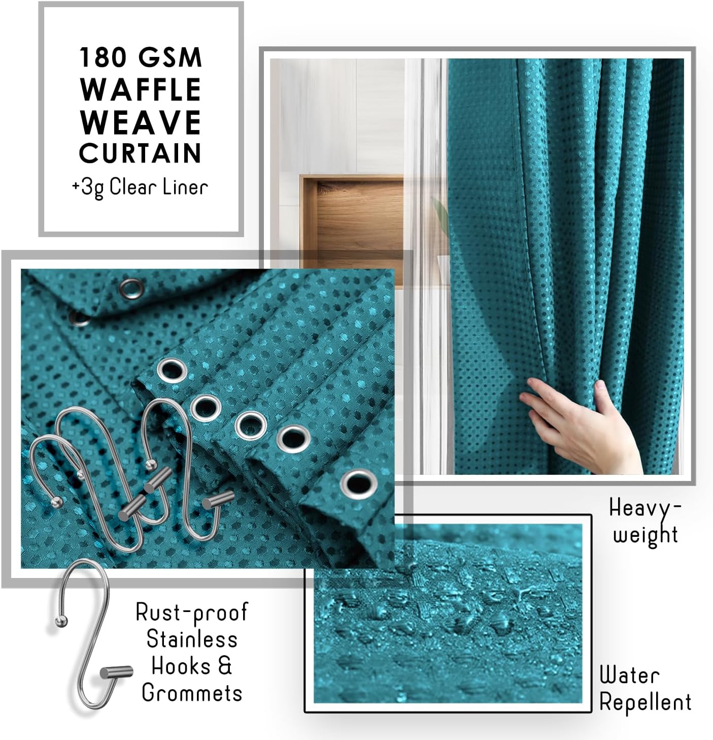 Clara Clark Bathroom Accessories Set