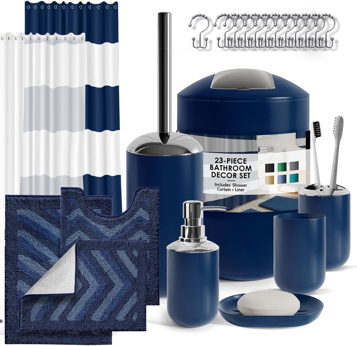 Clara Clark Bathroom Set with Accessories