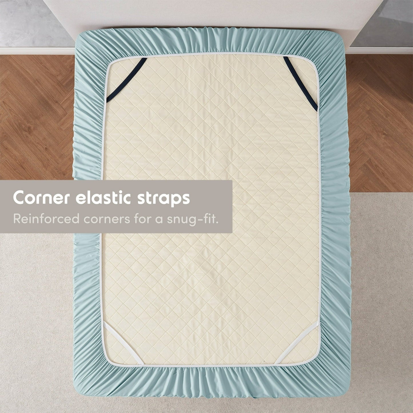 Virtu 1800 Extra Deep Fitted Sheet Queen / King / Cal King