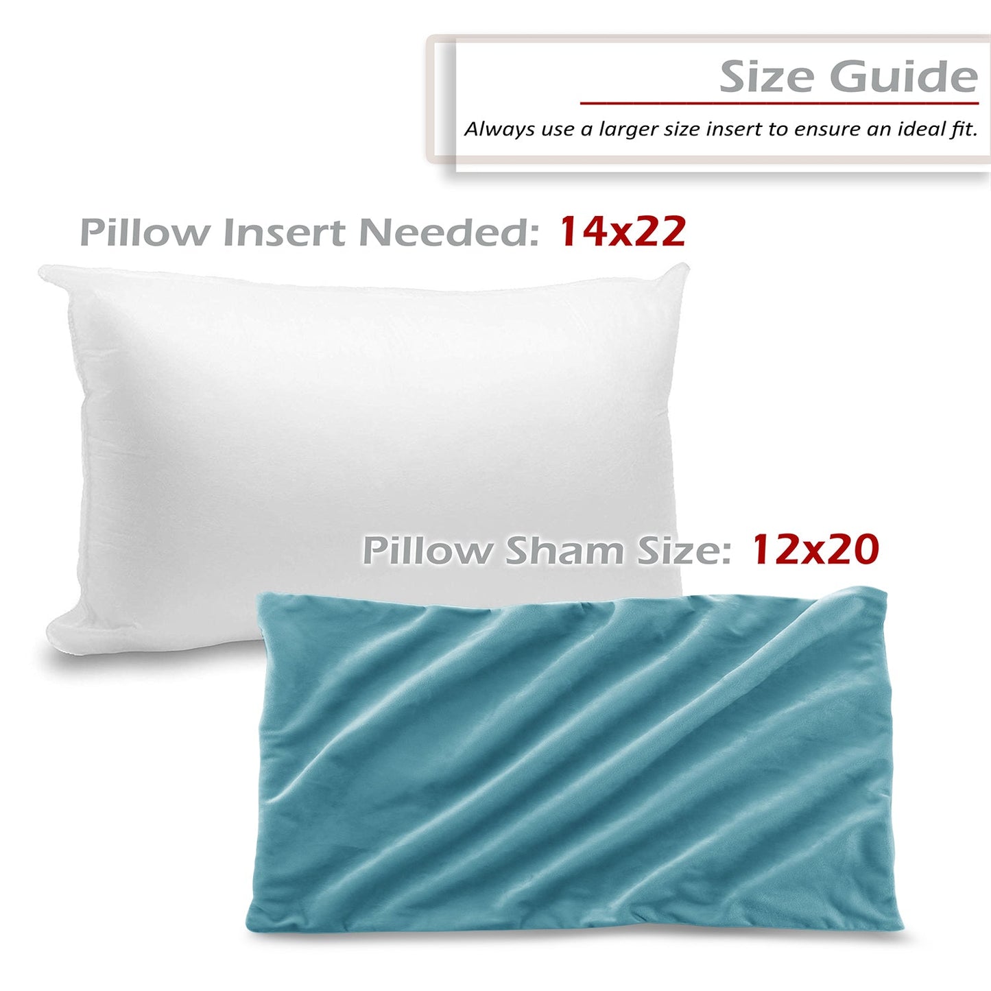2 Pack 12 x 20 nestl Throw Pillow Covers, Cozy Velvet Decorative Outdoor Pillow