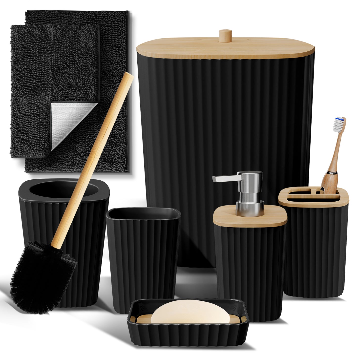 Clara Clark Bathroom Accessory Set