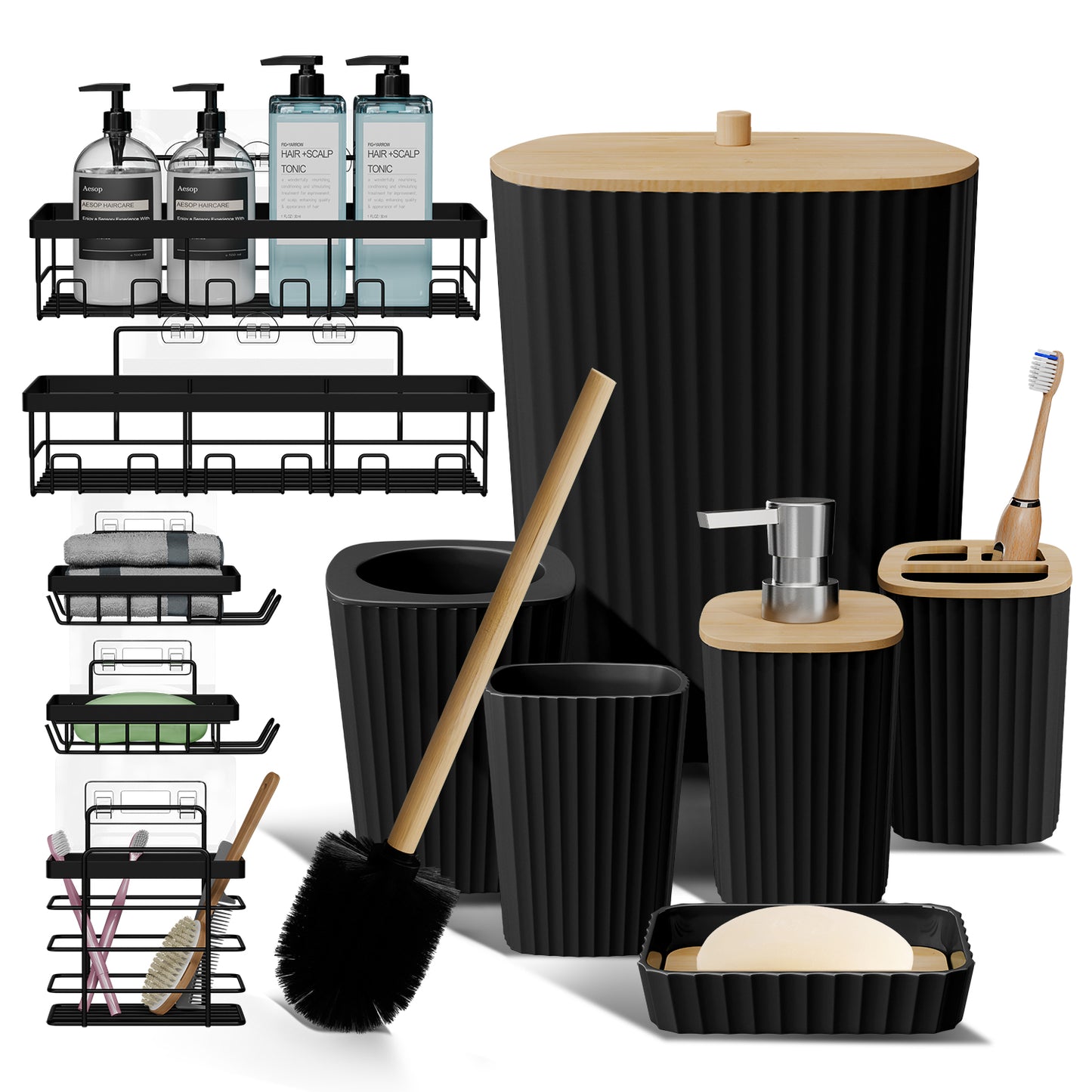 Clara Clark Bathroom Accessory Set