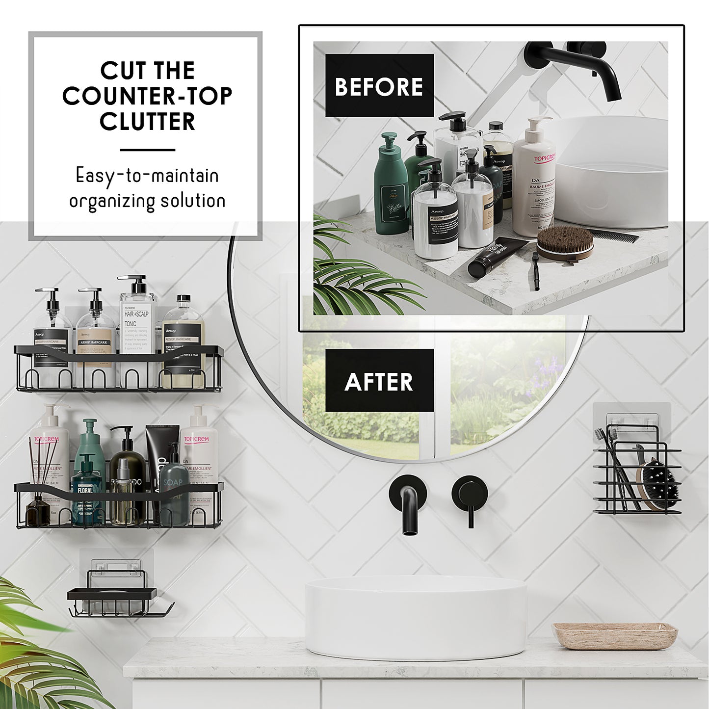 Clara Clark Bathroom Accessory Set