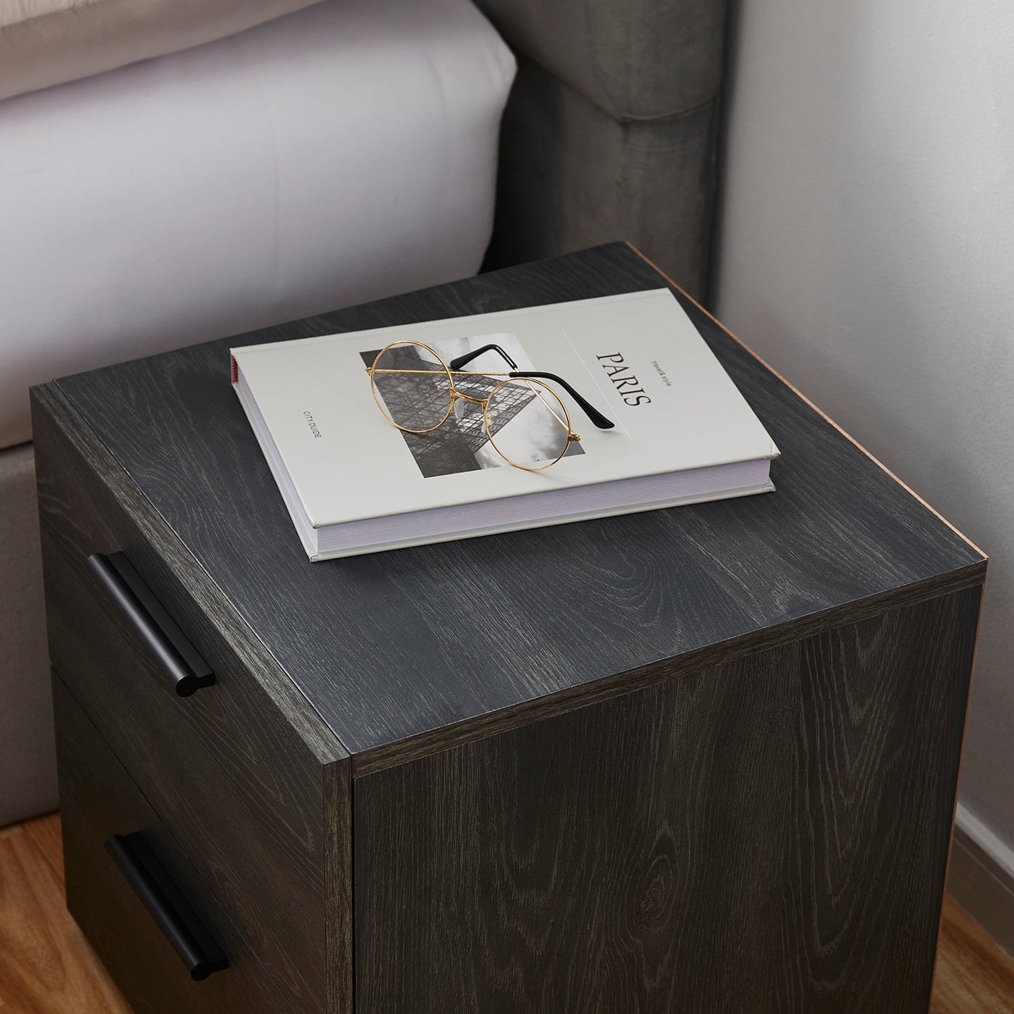 Virtu Small Night Stand End Table