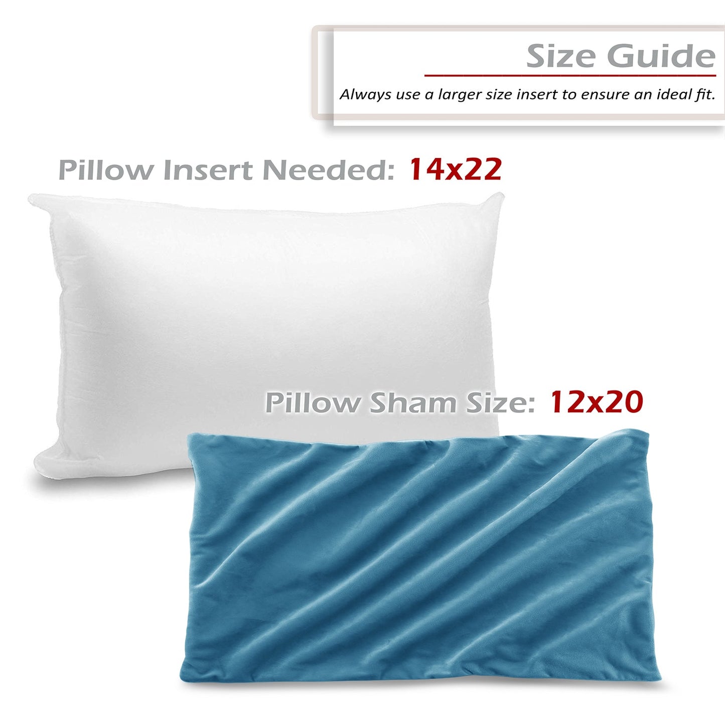2 Pack 12 x 20 nestl Throw Pillow Covers, Cozy Velvet Decorative Outdoor Pillow