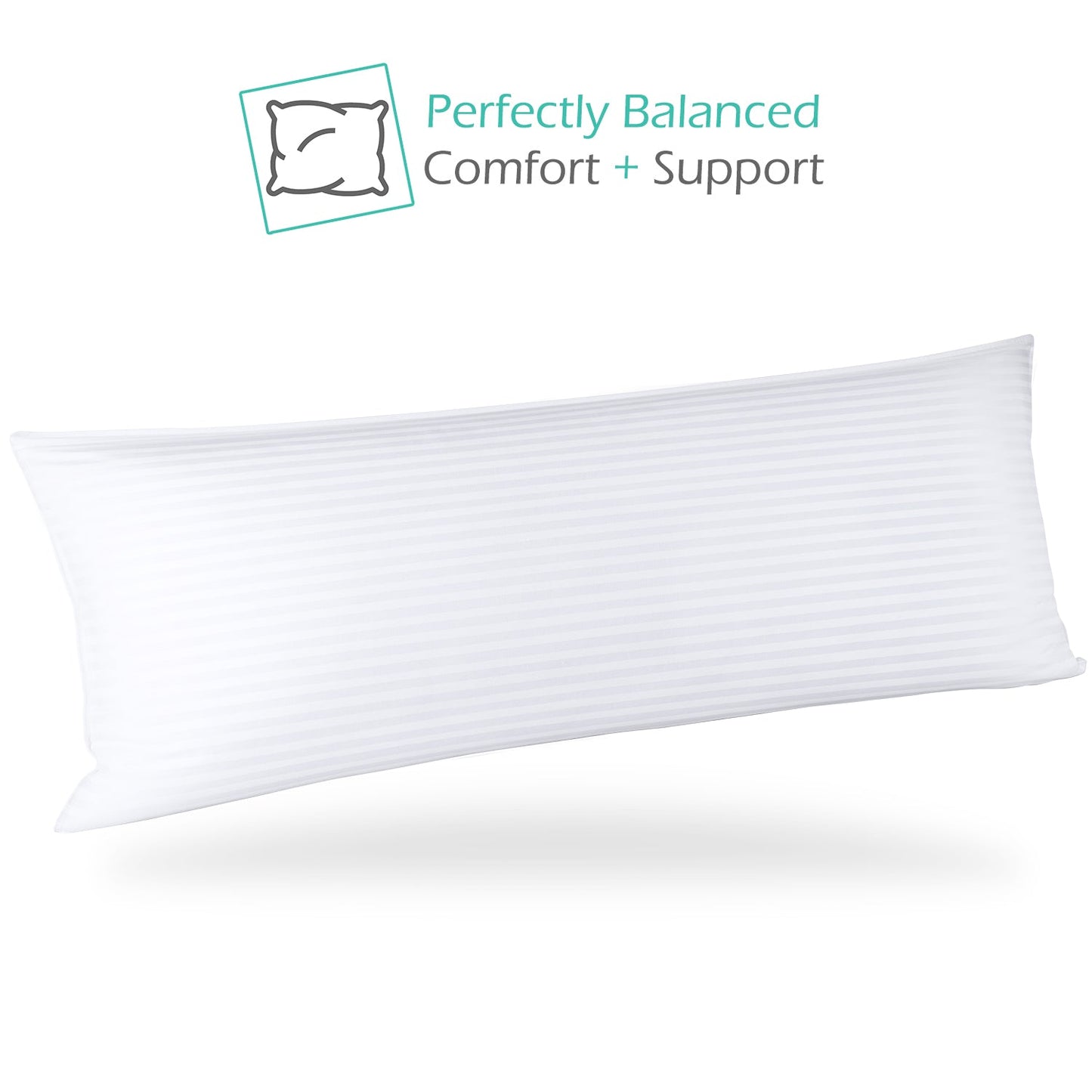 nestl Body Bed Pillows for Sleeping | Down Alternative Sleep Pillows | 100% Cotton Pillow Covers with Poly Fiber Filling | Soft Pillow for Sleeping