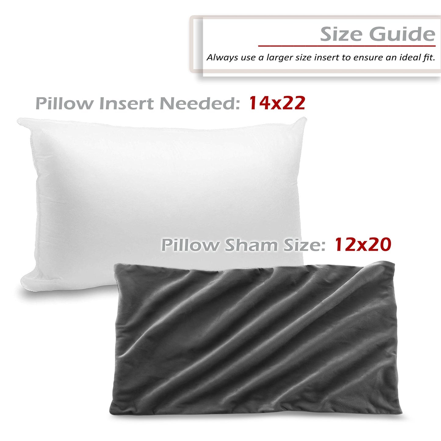 2 Pack 12 x 20 nestl Throw Pillow Covers, Cozy Velvet Decorative Outdoor Pillow