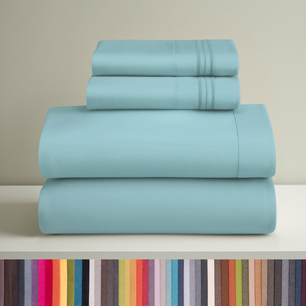 Clara Clark Ultra Soft Microfiber Bed Sheets Set (Split King)